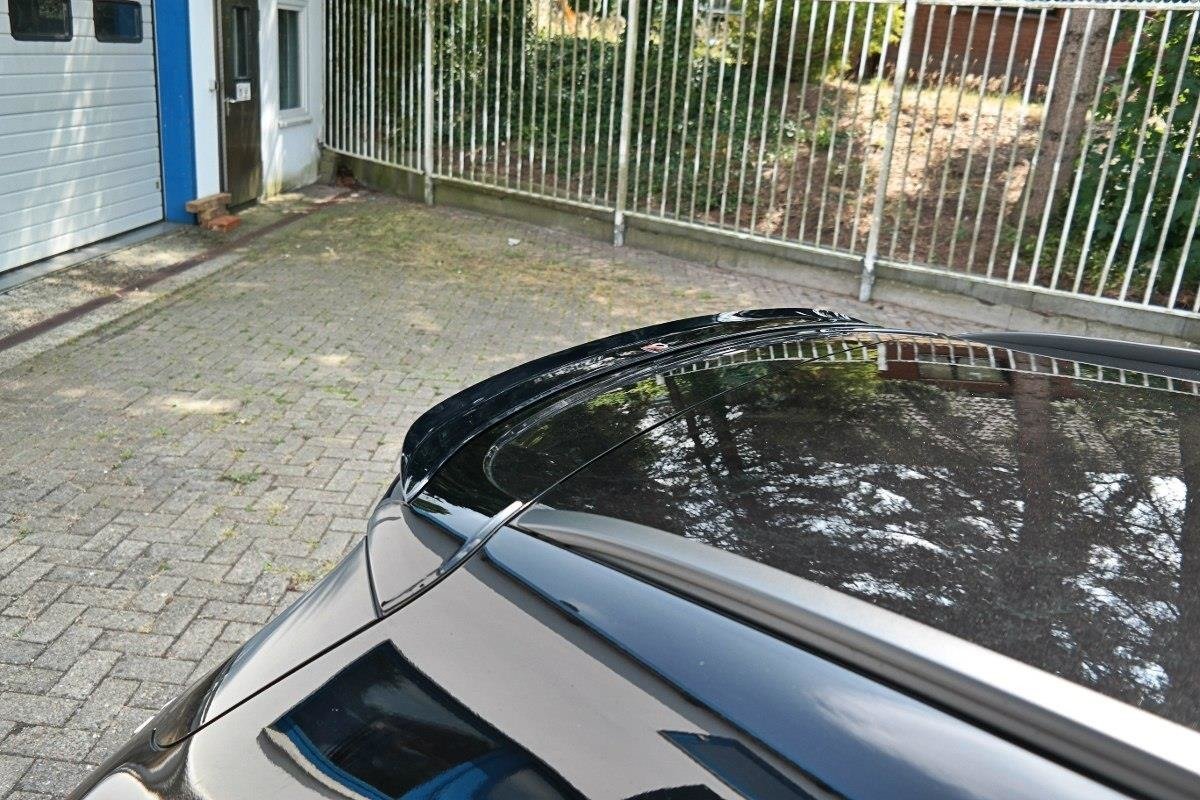 Maxton Design Spoiler CAP passend für Mercedes C-Klasse S205 63 AMG Kombi schwarz Hochglanz