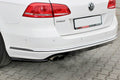 Maxton Design Heck Ansatz Flaps Diffusor für Vw Passat B7 R-Line Variant Carbon Look