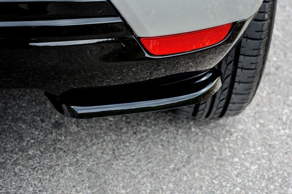 Maxton Design Heck Ansatz Flaps Diffusor passend für Renault Clio Mk4 schwarz Hochglanz
