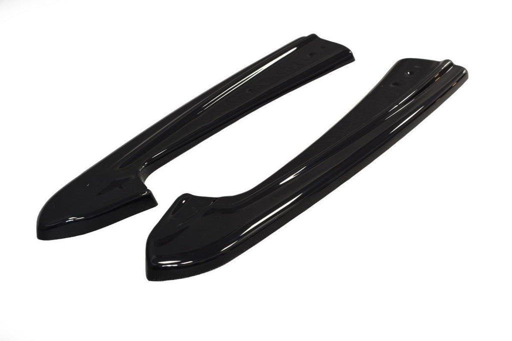 Maxton Design Heck Ansatz Flaps Diffusor V.1 passend für Audi RS7 C7 schwarz Hochglanz