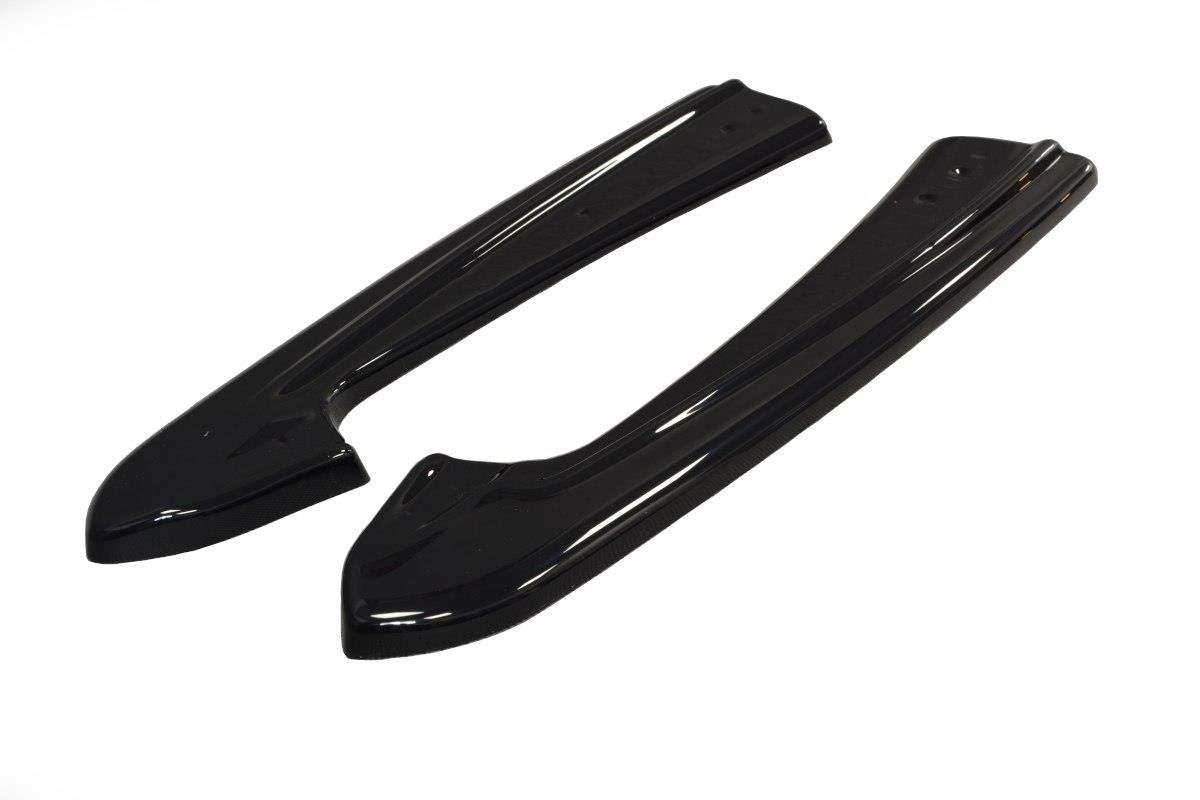 Maxton Design Heck Ansatz Flaps Diffusor für Audi RS7 Facelift Carbon Look