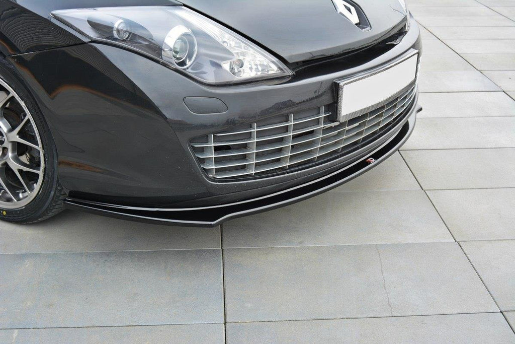 Maxton Design Street+ Spoilerlippe Front Ansatz passend für Renault Laguna mk 3 Coupe schwarz Hochglanz
