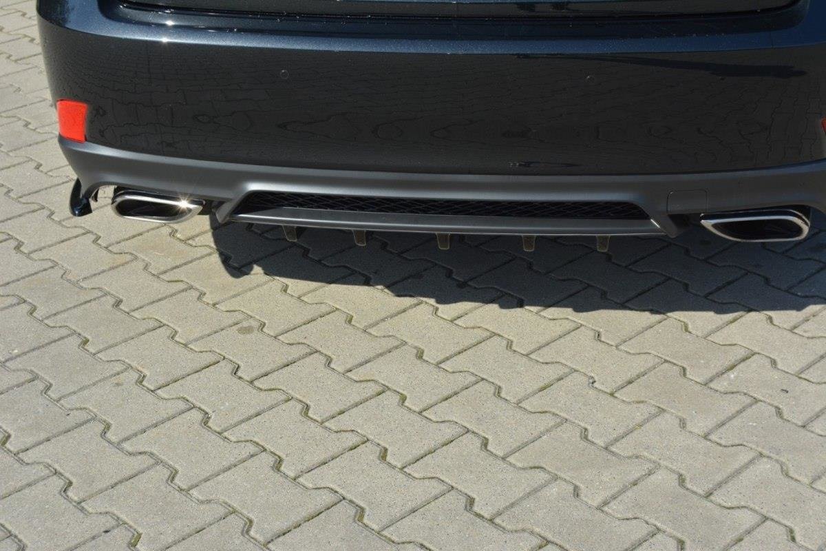 Maxton Design Diffusor Heck Ansatz passend für Lexus IS Mk3 Facelift T schwarz Hochglanz