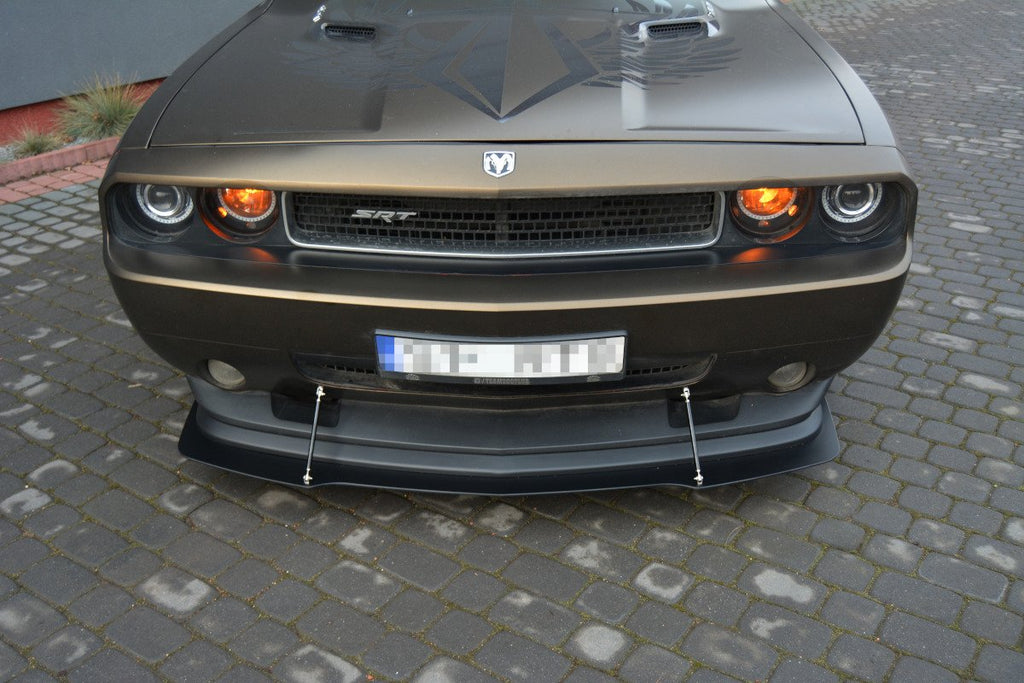 Maxton Design HYBRID Street+ Spoilerlippe Front Ansatz V.1 passend für DODGE CHALLENGER MK3. PHASE-I SRT8 COUPE