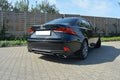 Maxton Design Diffusor Heck Ansatz passend für Lexus IS Mk3 Facelift T schwarz Hochglanz