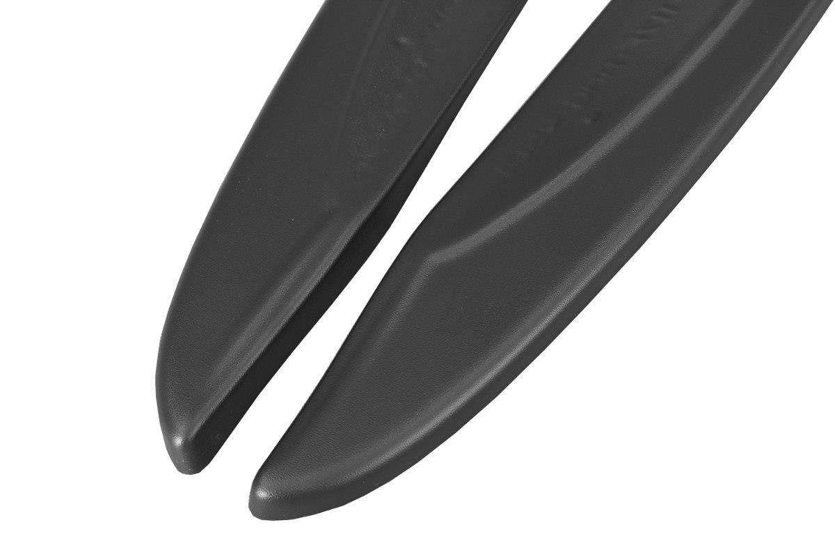 Maxton Design Heck Ansatz Flaps Diffusor passend für Mercedes CLA A45 AMG C117 Facelift schwarz Hochglanz