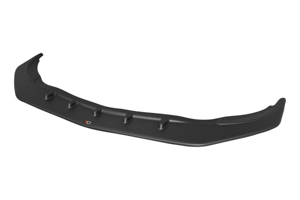 Maxton Design Street+ Spoilerlippe Front Ansatz V.1 passend für Mercedes CLA A45 AMG C117 Facelift schwarz Hochglanz