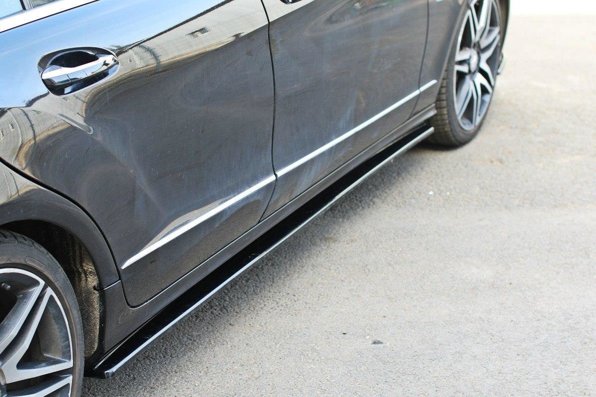 Maxton Design Street+ Seitenschweller Leisten passend für V.1 passend für Mercedes-Benz CLS C218 schwarz Hochglanz