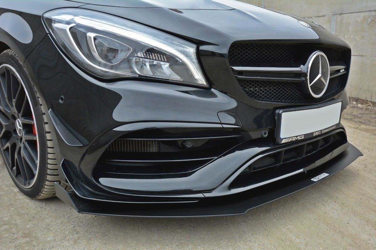 Maxton Design Racing Front Ansatz V.1 für Mercedes CLA A45 AMG C117 Facelift