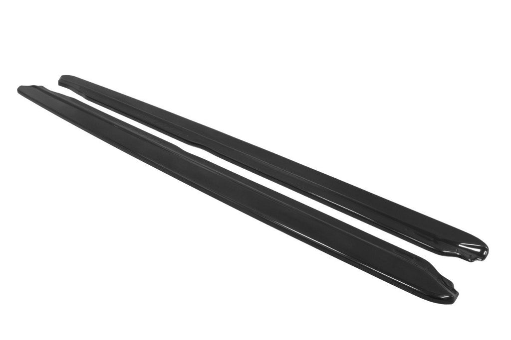 Maxton Design Street+ Seitenschweller Leisten passend für Audi S6 C5 schwarz Hochglanz