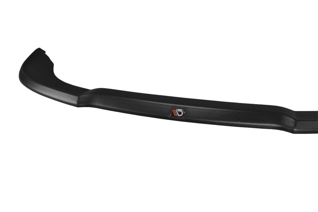 Maxton Design Street+ Spoilerlippe Front Ansatz V.1 passend für Audi A4 S-Line B6 schwarz Hochglanz