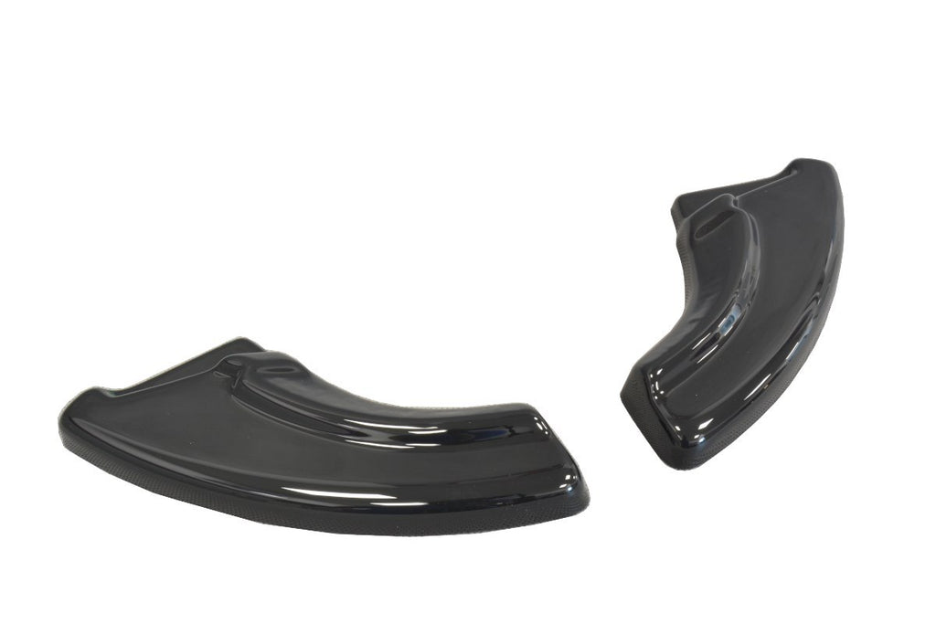 Maxton Design Heck Ansatz Flaps Diffusor passend für passend für Fiat Punto Evo Abarth schwarz Hochglanz schwarz Hochglanz