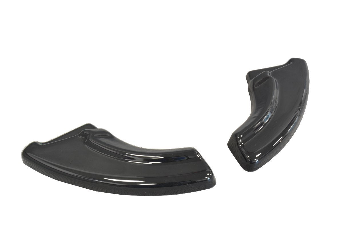 Maxton Design Heck Ansatz Flaps Diffusor passend für passend für Fiat Punto Evo Abarth schwarz Hochglanz schwarz Hochglanz