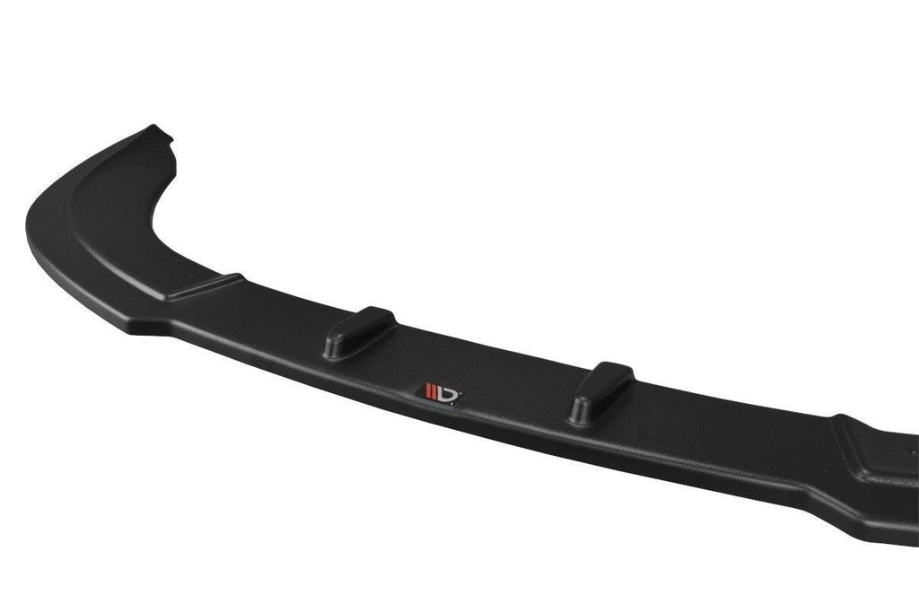Maxton Design Street+ Spoilerlippe Front Ansatz V.2 passend für Audi A4 S-Line B6 schwarz Hochglanz