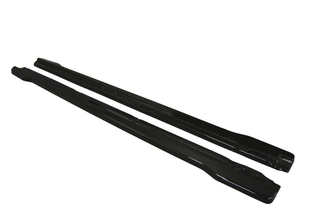 Maxton Design Street+ Seitenschweller Leisten passend für Audi Q2 Mk.1 schwarz Hochglanz