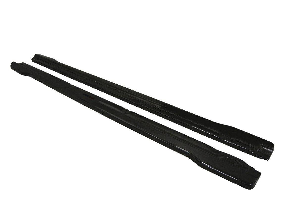 Maxton Design Street+ Seitenschweller Leisten passend für Audi Q2 Mk.1 schwarz Hochglanz