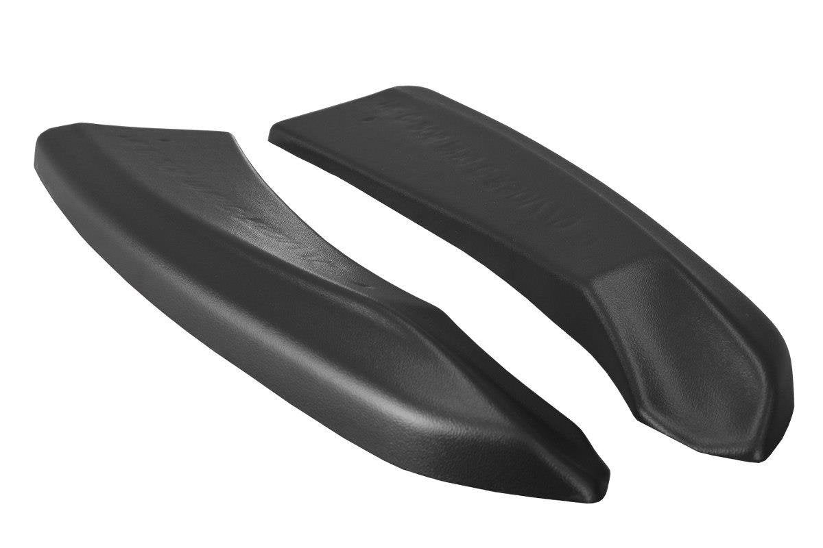 Maxton Design Heck Ansatz Flaps Diffusor passend für Mercedes C-Klasse C205 63 AMG Coupe schwarz Hochglanz