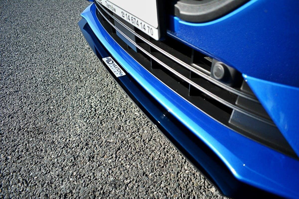 Maxton Design Sport Street+ Spoilerlippe Front Ansatz passend für Ford Focus ST / ST-Line Mk4 schwarz Hochglanz