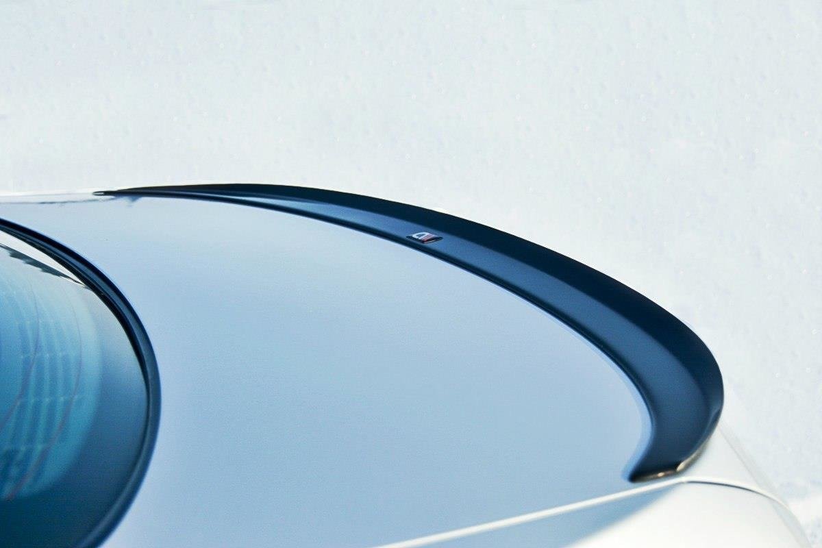 Maxton Design Spoiler CAP passend für BMW 3er E90 M Paket schwarz Hochglanz