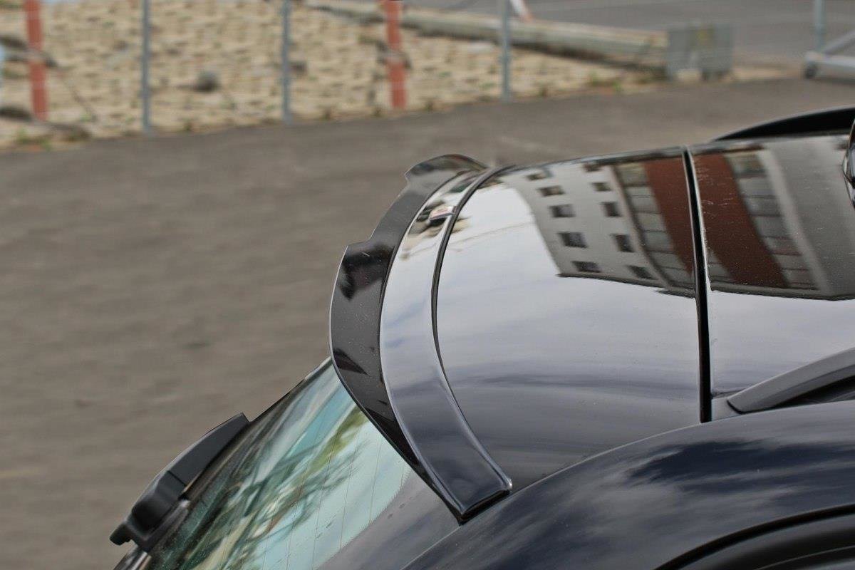 Maxton Design Spoiler CAP passend für BMW 3er Touring E91 schwarz Hochglanz