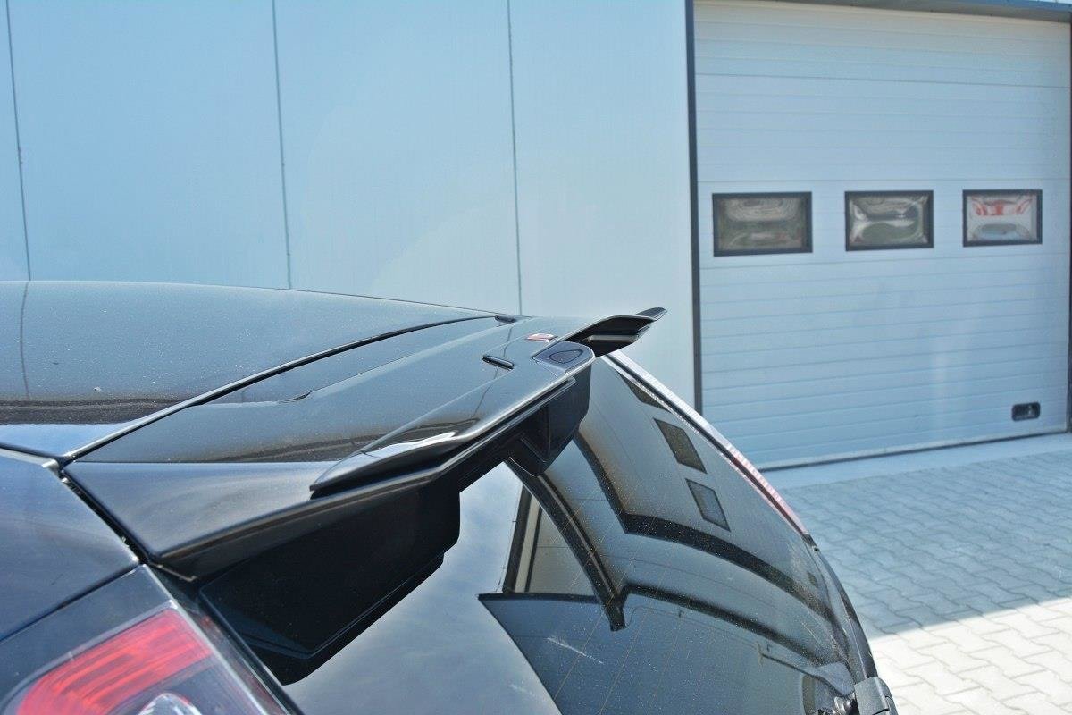 Maxton Design Spoiler CAP passend für Abarth Punto Evo schwarz Hochglanz