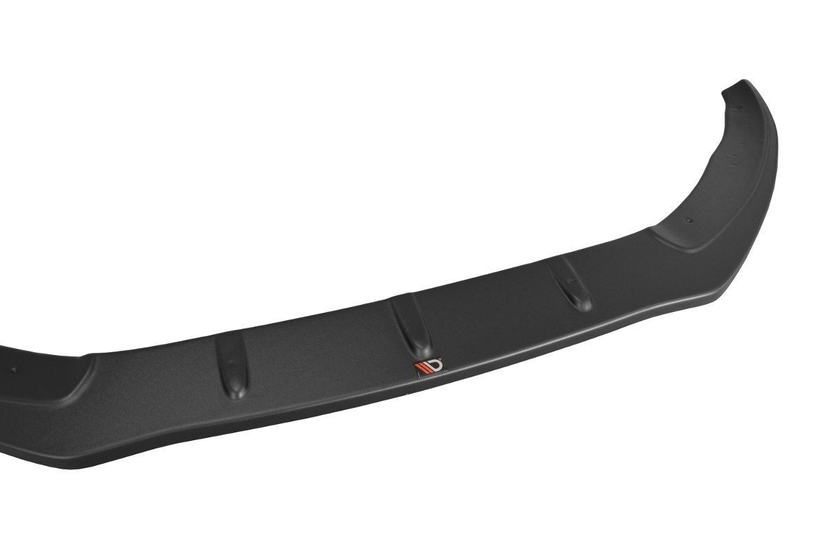 Maxton Design Street+ Spoilerlippe Front Ansatz passend für Audi RS5 8T / 8T FL schwarz Hochglanz