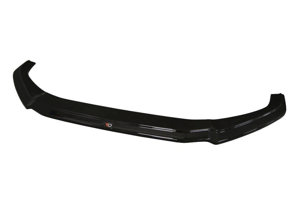 Maxton Design Street+ Spoilerlippe Front Ansatz V.1 passend für Audi S4 / A4 S-Line B9 schwarz Hochglanz