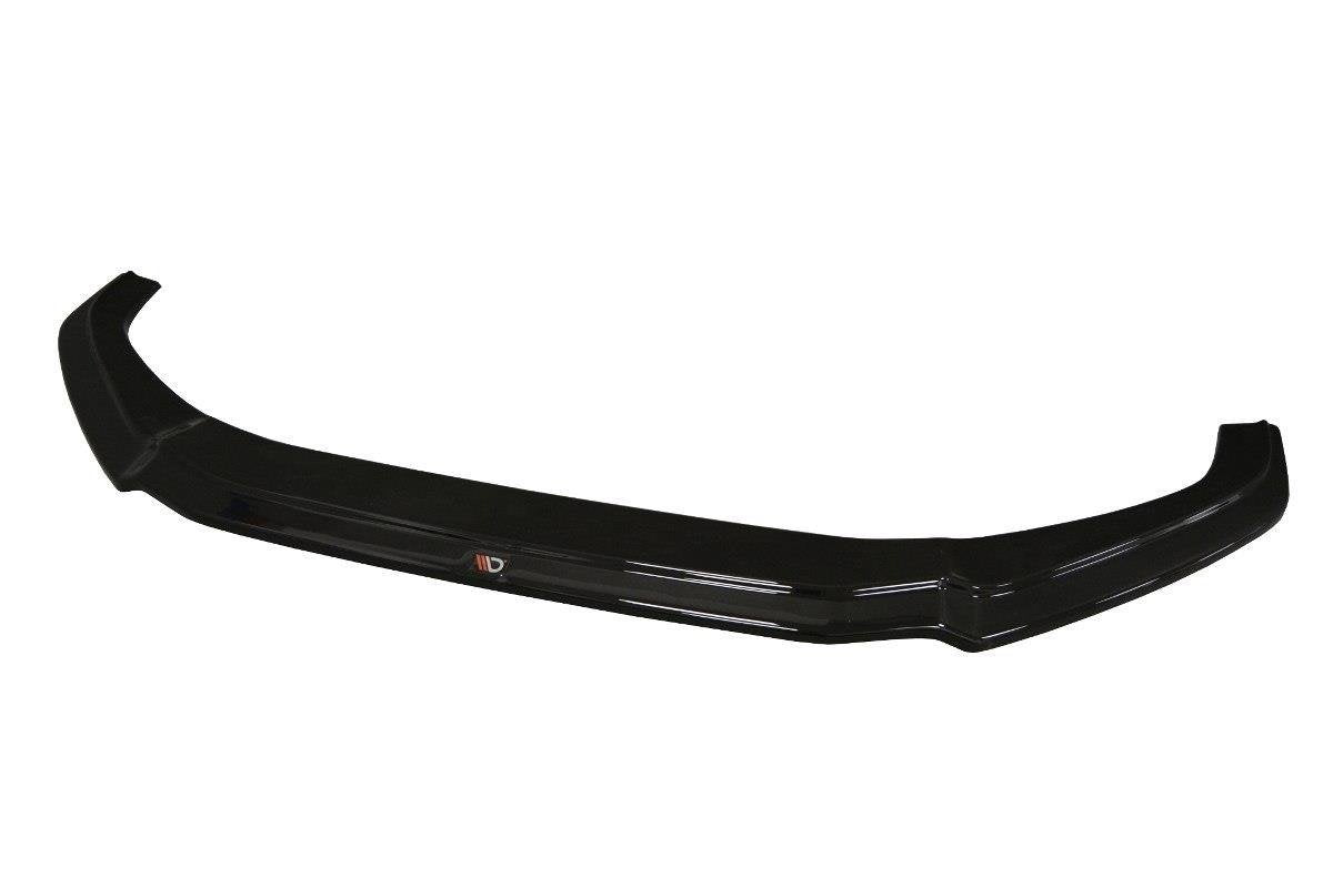 Maxton Design Street+ Spoilerlippe Front Ansatz V.1 passend für Audi S4 / A4 S-Line B9 schwarz Hochglanz