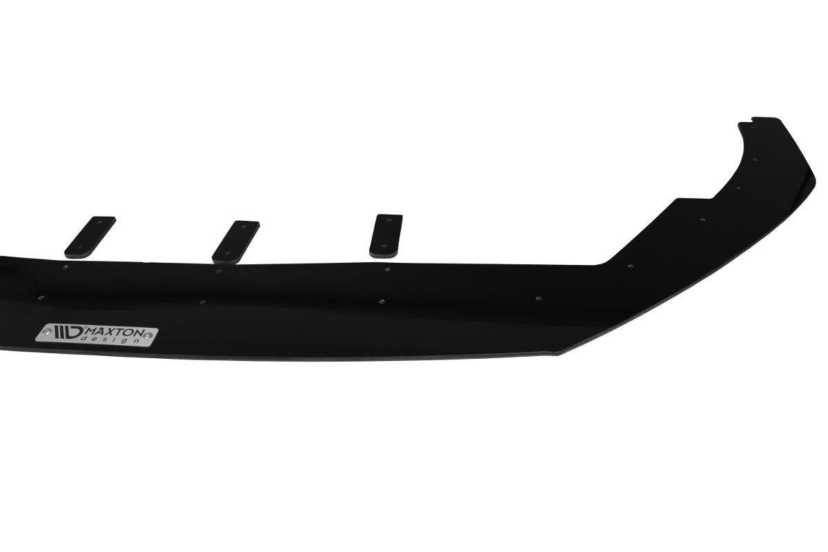 Maxton Design Sport Street+ Spoilerlippe Front Ansatz passend für Ford Focus ST / ST-Line Mk4 schwarz Hochglanz