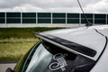 Maxton Design Spoiler CAP passend für Renault Clio Mk4 schwarz Hochglanz