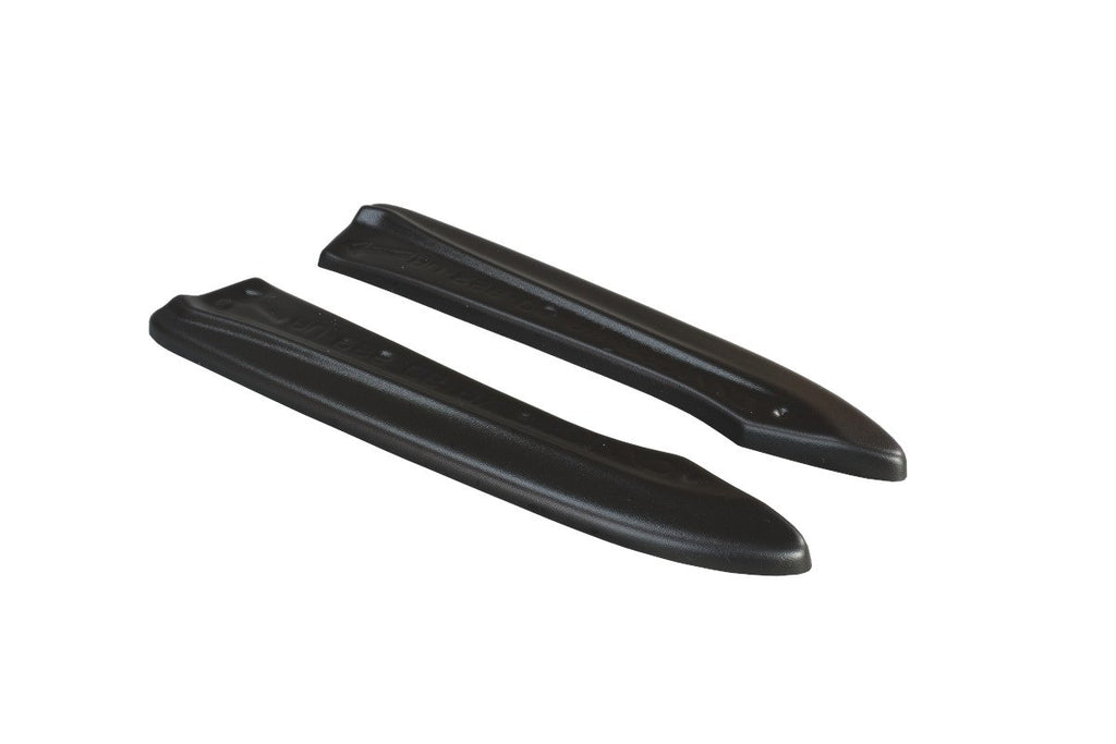 Maxton Design Heck Ansatz Flaps Diffusor passend für Audi RS6 C6 Avant schwarz Hochglanz