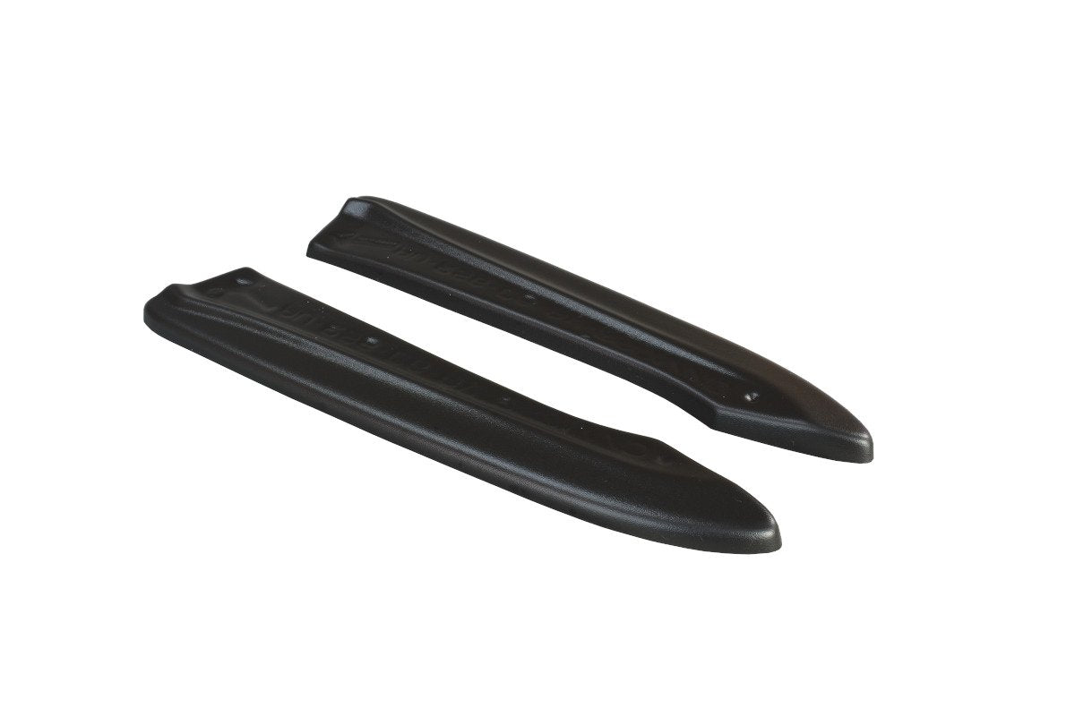 Maxton Design Heck Ansatz Flaps Diffusor passend für Audi RS6 C6 Avant schwarz Hochglanz
