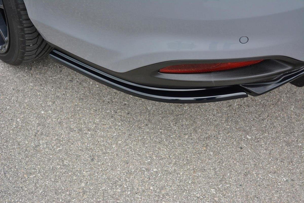 Maxton Design Heck Ansatz Flaps Diffusor passend für Fiat Tipo S-Design schwarz Hochglanz