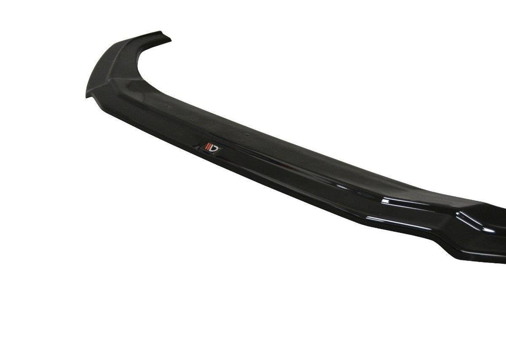 Maxton Design Street+ Spoilerlippe Front Ansatz V.1 passend für Audi S4 / A4 S-Line B9 schwarz Hochglanz
