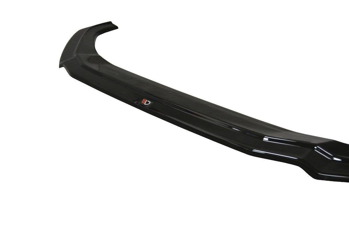 Maxton Design Street+ Spoilerlippe Front Ansatz V.1 passend für Audi S4 / A4 S-Line B9 schwarz Hochglanz