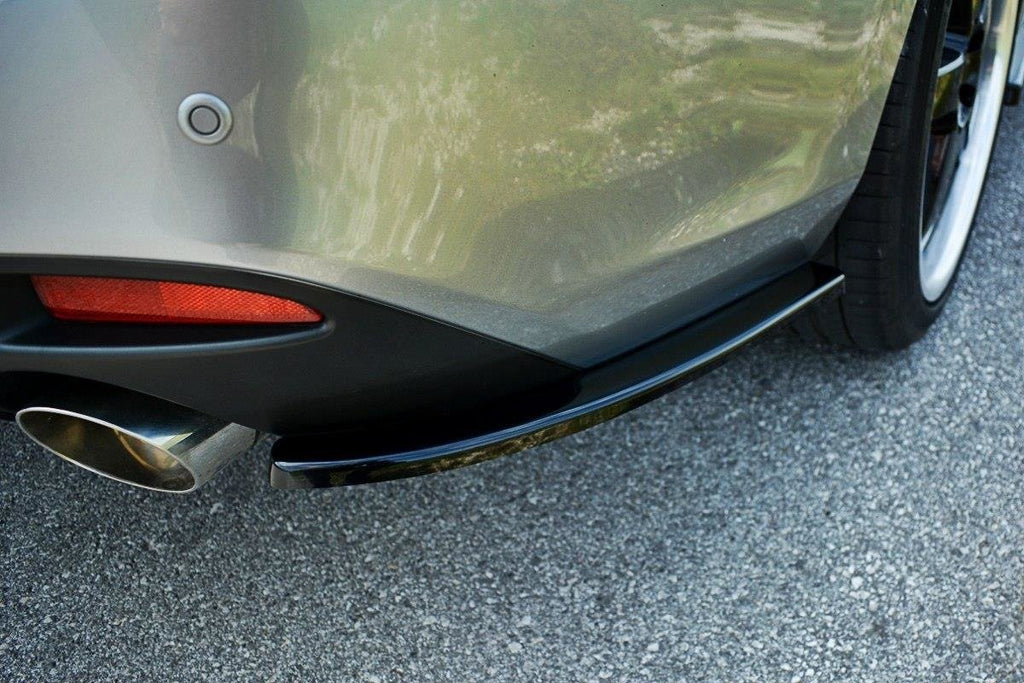 Maxton Design Heck Ansatz Flaps Diffusor passend für Mazda 6 GJ (Mk3) schwarz Hochglanz