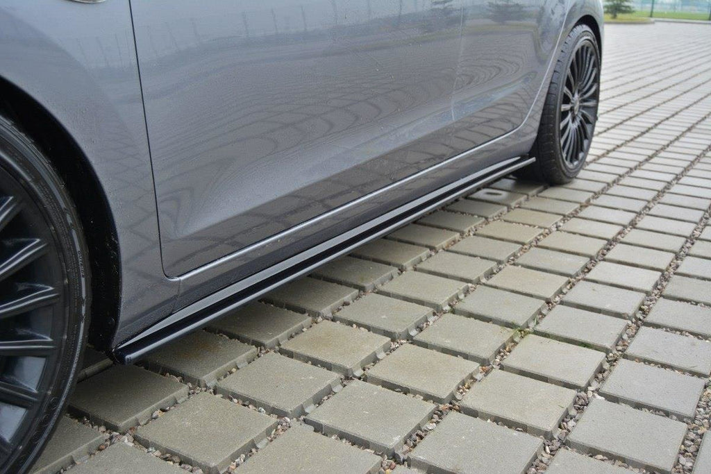 Maxton Design Street+ Seitenschweller Leisten passend für Hyundai i30 Mk2 schwarz Hochglanz