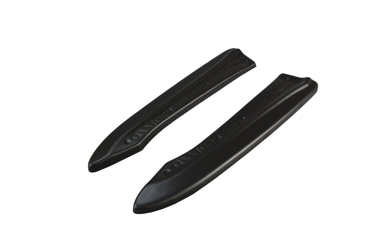 Maxton Design Heck Ansatz Flaps Diffusor passend für Audi RS6 C6 Avant schwarz Hochglanz