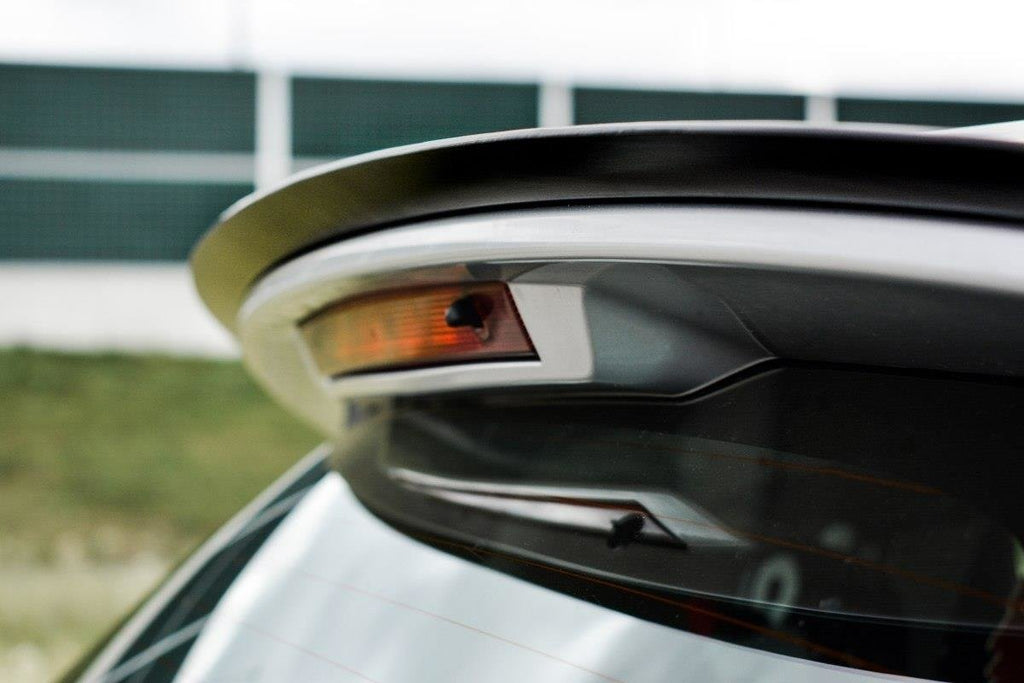 Maxton Design Spoiler CAP passend für Renault Clio Mk4 schwarz Hochglanz