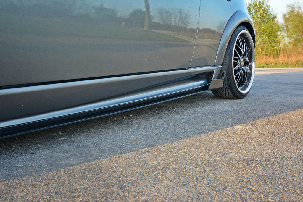 Maxton Design Racing Seitenschweller Ansatz MINI R53 COOPER S JCW für Mini Cooper R53