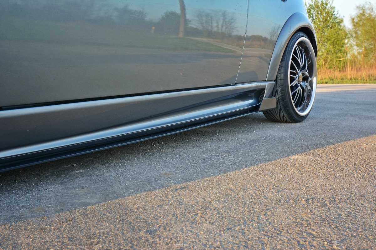 Maxton Design Racing Seitenschweller Ansatz MINI R53 COOPER S JCW für Mini Cooper R53