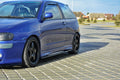 Maxton Design Street+ Seitenschweller Leisten passend für SEAT IBIZA MK2 FACELIFT CUPRA schwarz Hochglanz