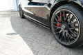 Maxton Design Seitenschweller Ansatz für Mercedes C-Klasse S205 63 AMG Kombi Carbon Look