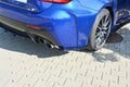 Maxton Design Heck Ansatz Flaps Diffusor passend für Lexus RC F schwarz Hochglanz