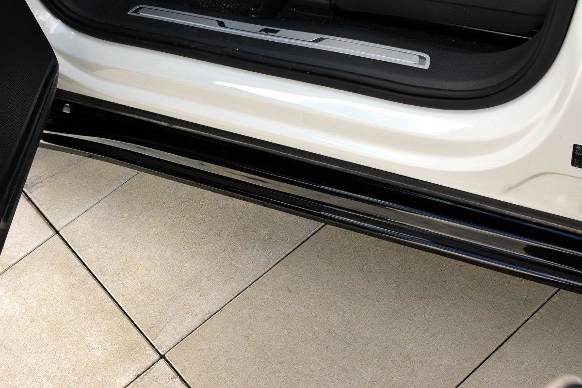 Maxton Design Street+ Seitenschweller Leisten passend für VW Tiguan R-Line Mk2 schwarz Hochglanz