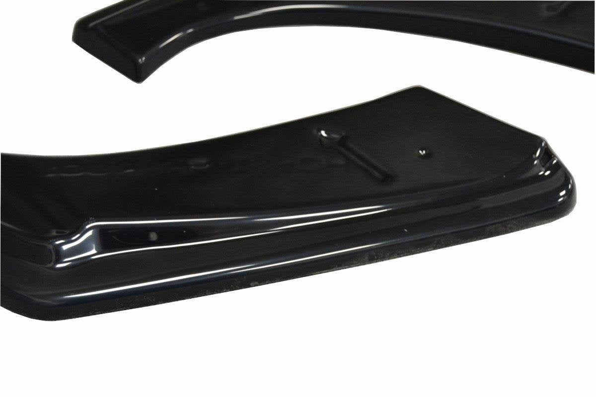 Maxton Design Heck Ansatz Flaps Diffusor passend für Honda Civic Mk9 Facelift schwarz Hochglanz