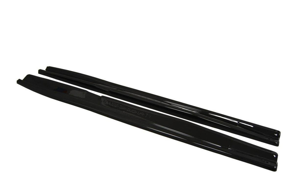 Maxton Design Seitenschweller Ansatz für Fiat Punto Evo Abarth Carbon Look