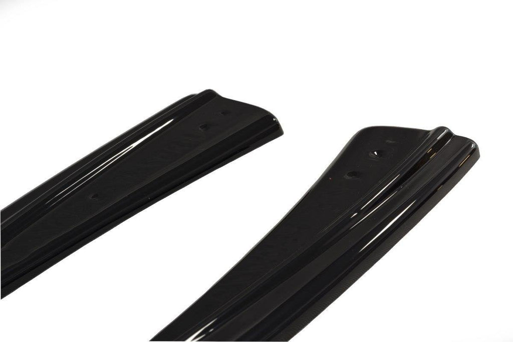 Maxton Design Heck Ansatz Flaps Diffusor V.1 passend für Audi RS7 C7 schwarz Hochglanz