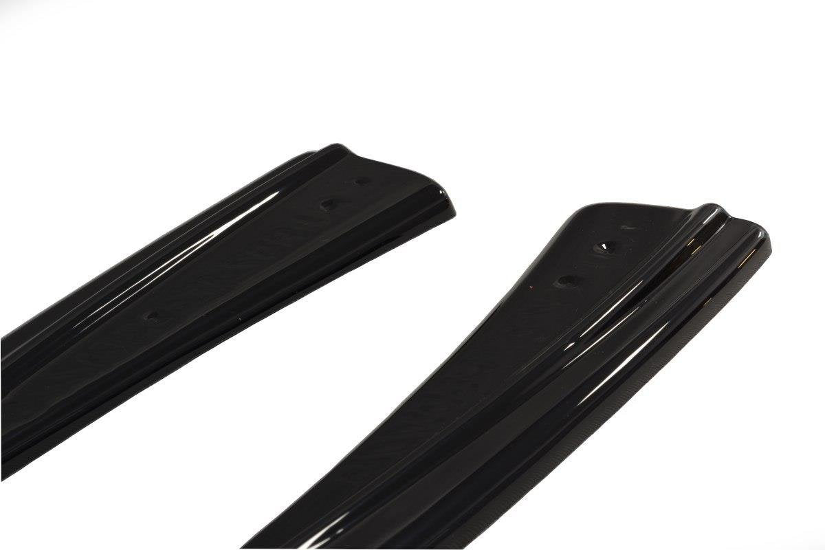 Maxton Design Heck Ansatz Flaps Diffusor V.1 passend für Audi RS7 C7 schwarz Hochglanz