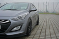 Maxton Design Street+ Seitenschweller Leisten passend für Hyundai i30 Mk2 schwarz Hochglanz